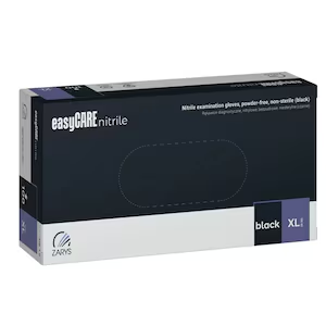 Manusi nitril de unica folosinta, Black, XL, 100 buc