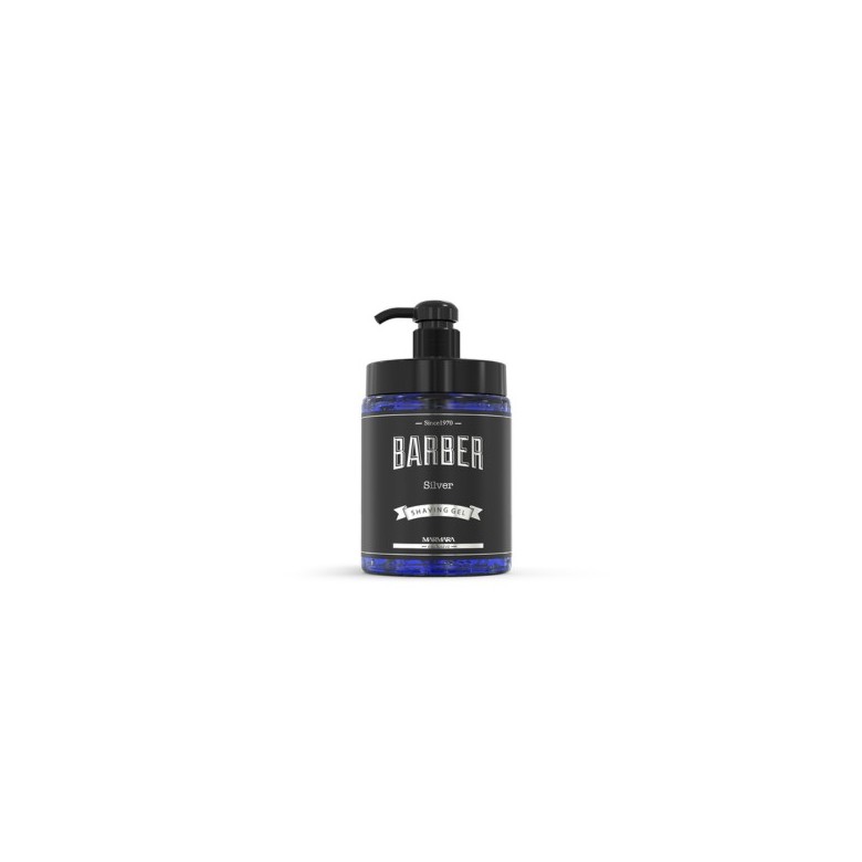 Barber Shaving Gel 1000ml Silver