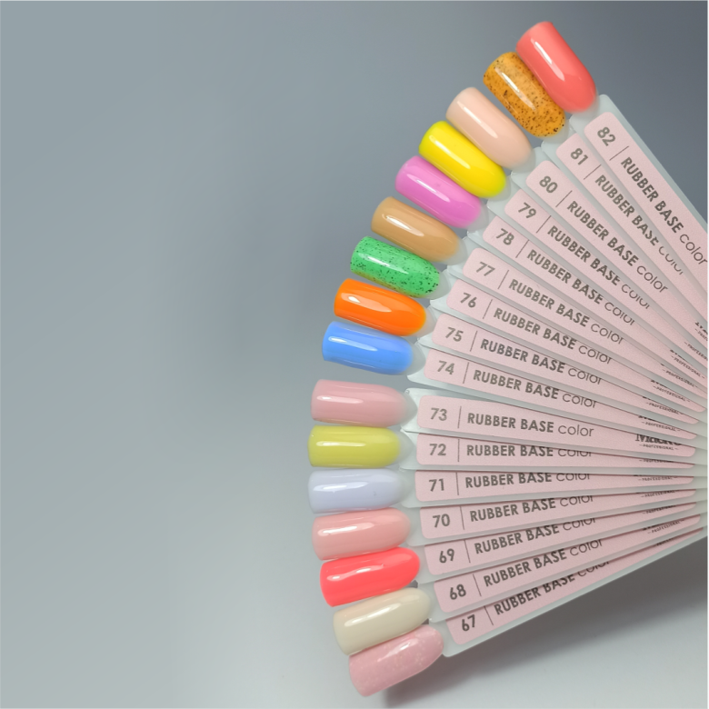 68 Color Rubber Base