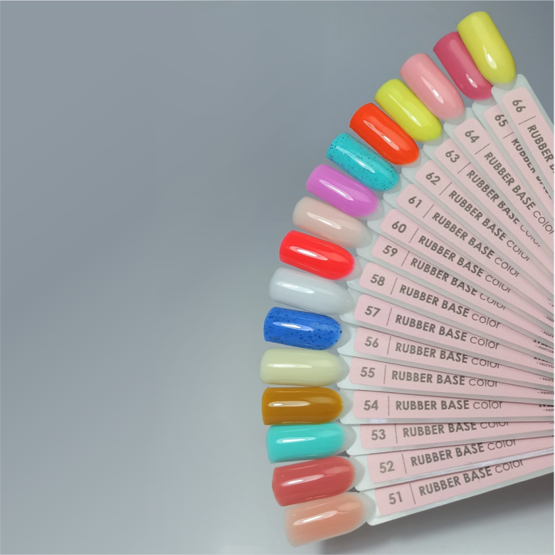 65 Color Rubber Base