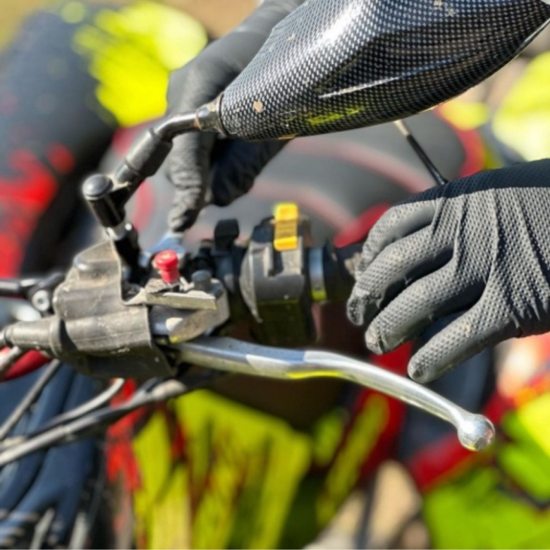 Manusi Nitril Gofrate Diamantate Black L,50 buc