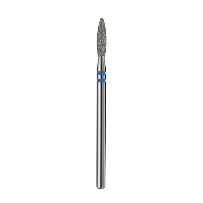 #131 Capat de freza /Flacara varf rotungit/Albastru/25