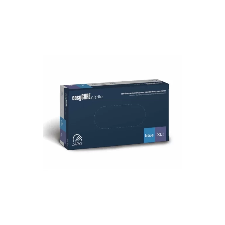 Manusi nitril de unica folosinta, Blue, XL, 100 buc