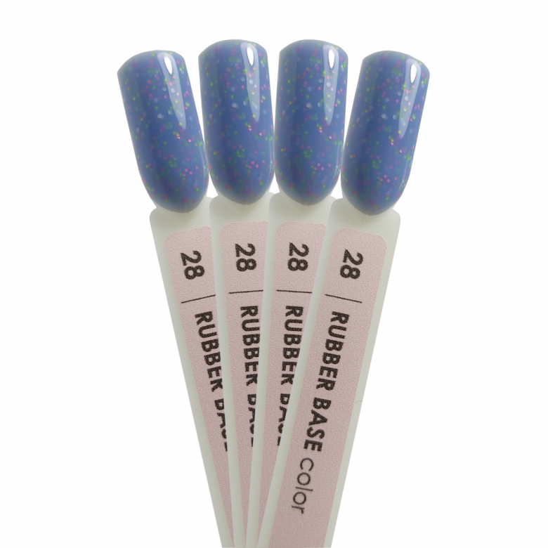 28 Color Rubber Base