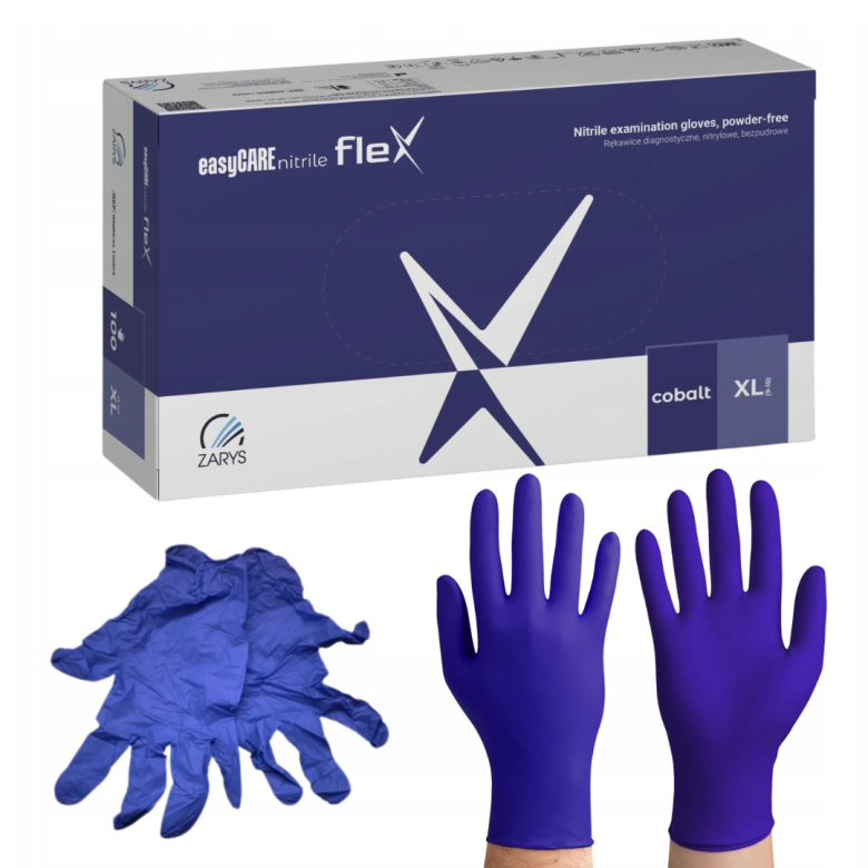 Manusi nitril de unica folosinta,Violet,XL,100 buc