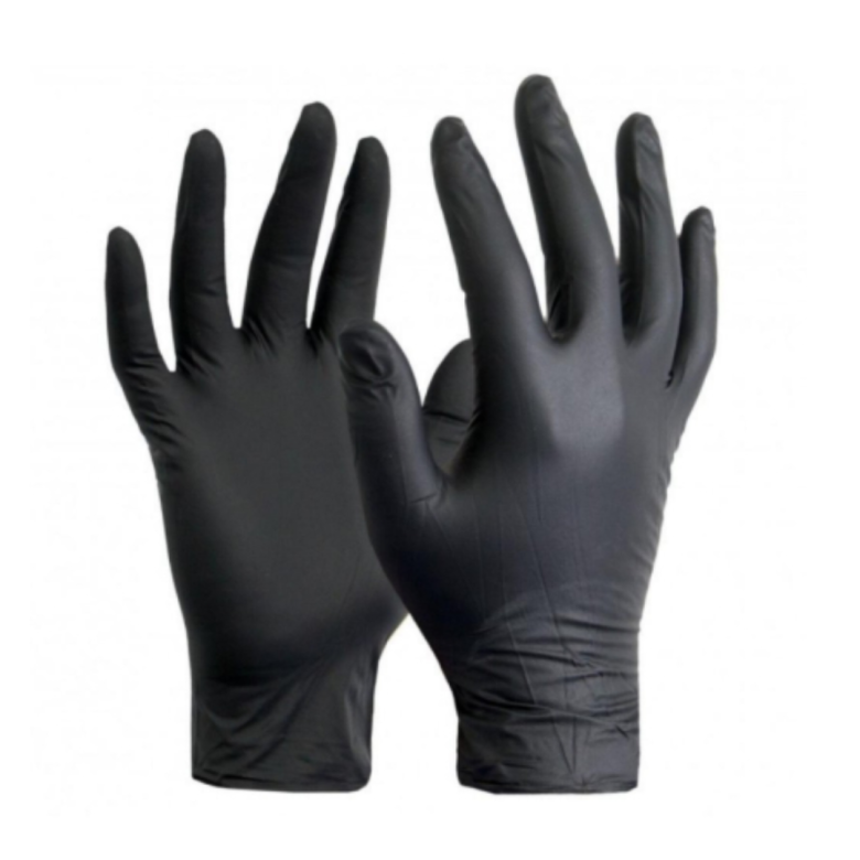 Manusi nitril, Kid Man, Black, XL, 100 buc