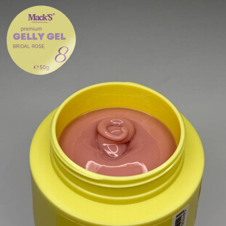 8 Bridal Rose Gelly Gel 50 gr