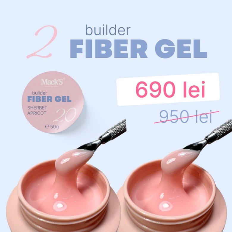 2X Fiber Sherbet Apricot 20 /50g