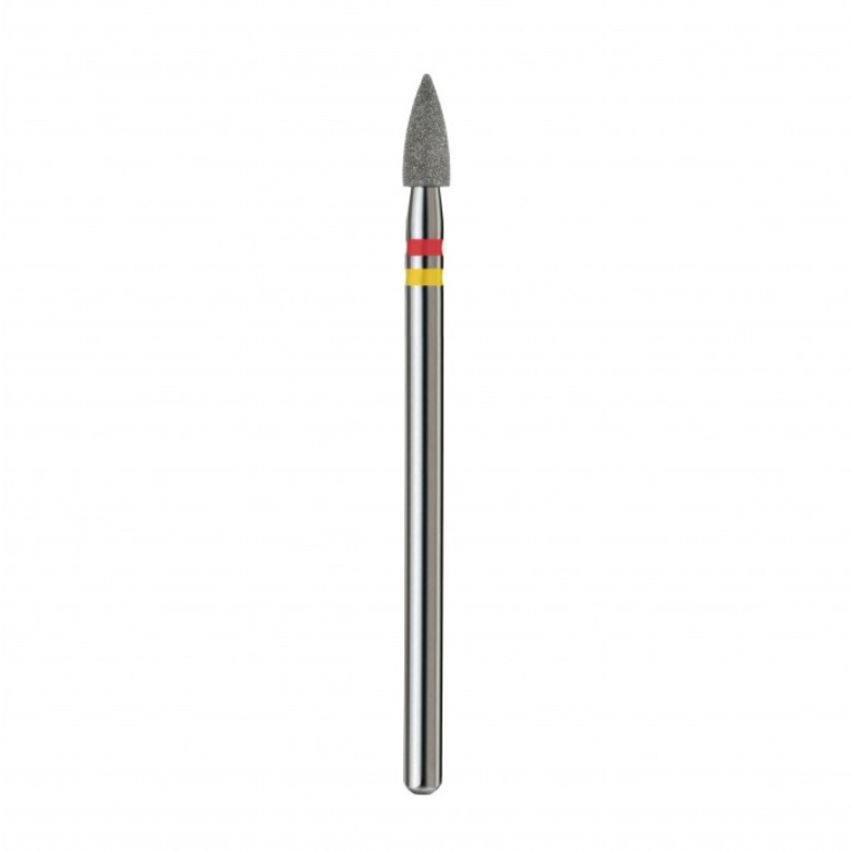 #149 Capat de freza /Con varf rotungit/Galben+Rosu/30