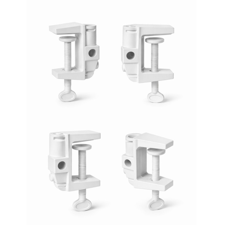 Clip desktop light clamp White