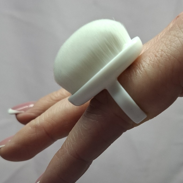 Perie mini praf White