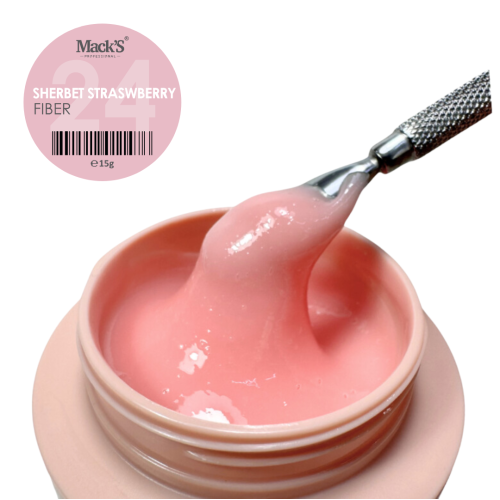 Fiber Sherbet Straswberry 24 /15g