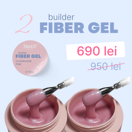 2X Fiber Champagne Pink 4/50g