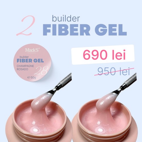 2X Fiber Champagne Rosado 28 /50g