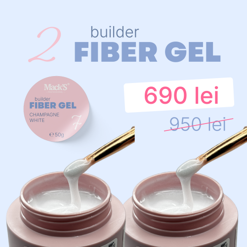 2X Fiber Champagne White 7/50g