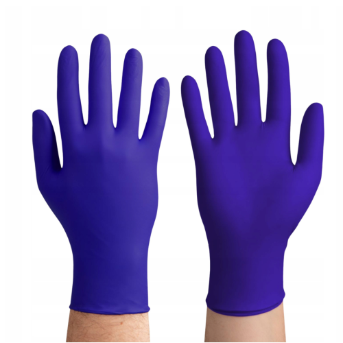 Manusi nitril de Zarys Violet,L,100 buc