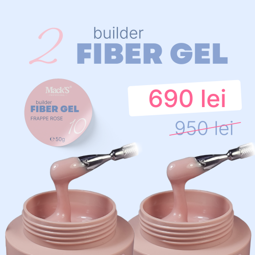 2X Fiber Frappe Rose 10/50g