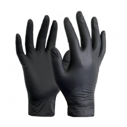 Manusi nitril, Kid Man, Black, XS, 100 buc