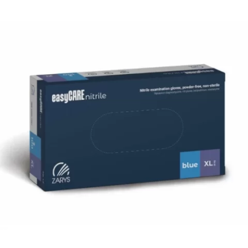 Manusi nitril de unica folosinta, Blue, XL, 100 buc