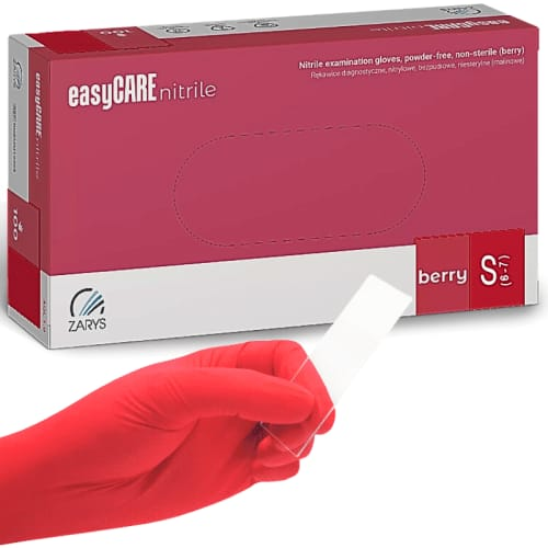Manusi nitril de unica folosinta, Berry, S, 100 buc