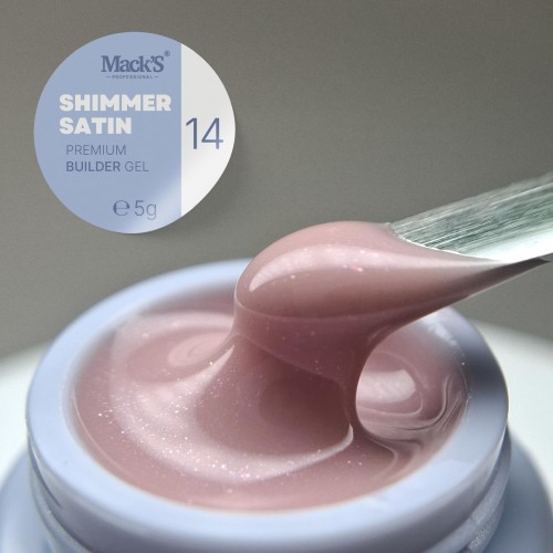 Shimmer Satin Nr.14,Premium Builder Gel 5g
