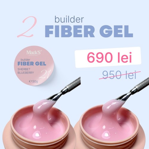 2X Fiber Sherbet Blueberry 21 /50g