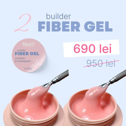 2X Fiber Sherbet Straswberry 24 /50g
