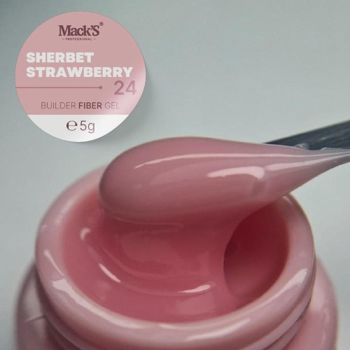 Fiber Sherbet Straswberry 24 /5g