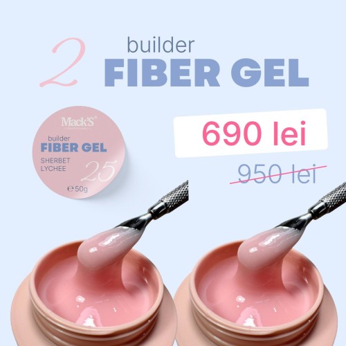 2X Fiber Sherbet Lychee 25 /50g